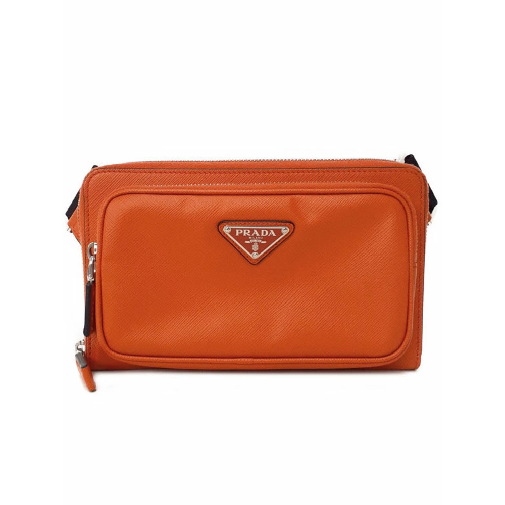 Prada Saffiano Leather Belt Bag Body Bum Crossbody Belt